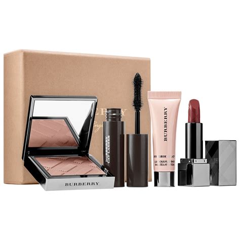 burberry makeup bag price|Burberry makeup gift set.